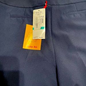 Women Dress Slacks Navy Blue